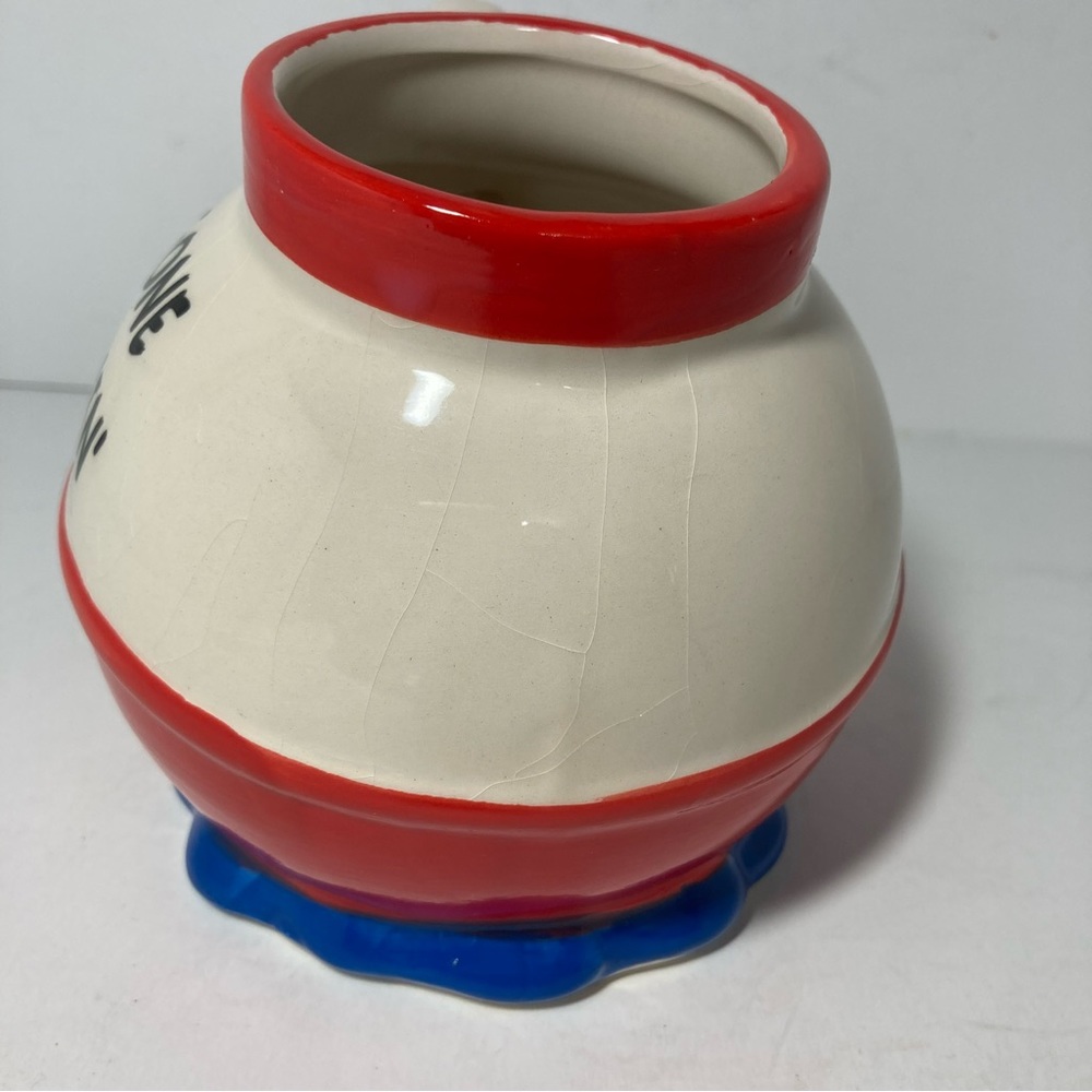 Fishing Bobber Gone Fishin'  Red White Ceramic Coffee Cup Mug by Big Mouth 16 oz - Picture 10 of 11
